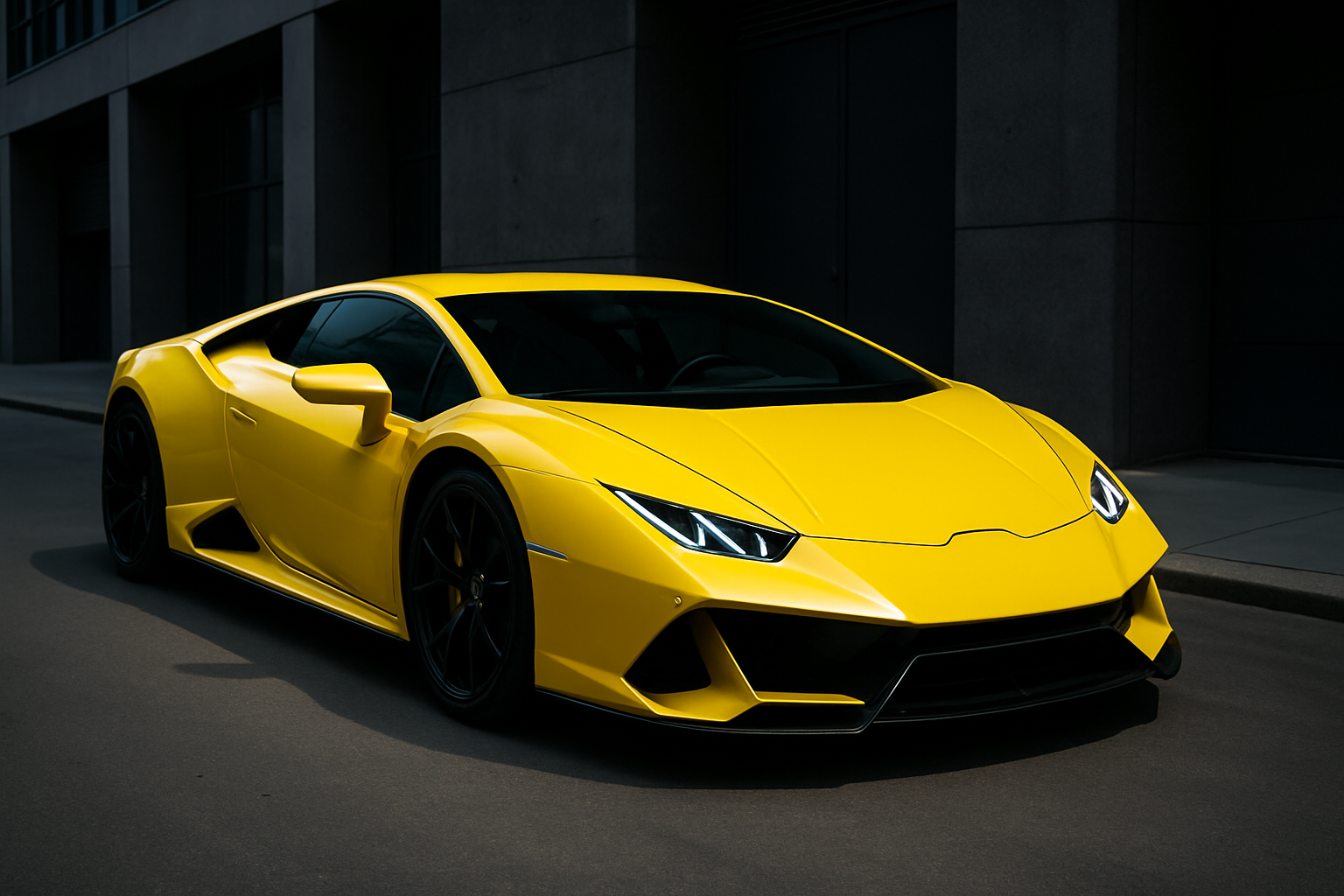 quiero un lamborghini huracan pero de color amarillo sin el logo de la marca